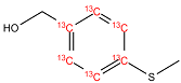 [U-Ring-13C6]-[4-(Methylthio)phenyl]methanol